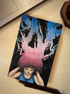 Dreamscape - El Çizimi A5 Tarihsiz Ajanda